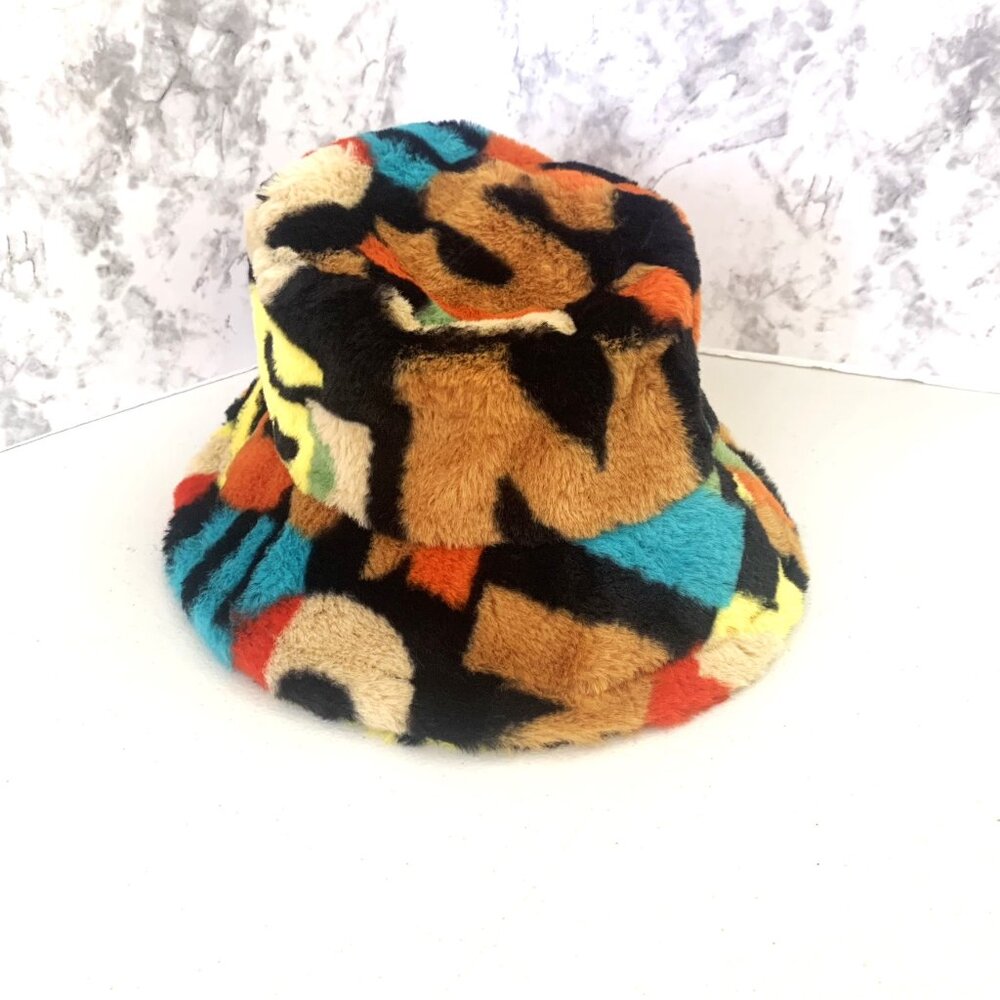 Adjustable Multicolor Bucket Hat Adjustable Drawstring with Lining